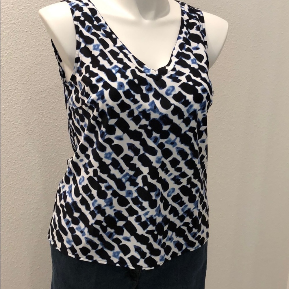 Anne Klein V-neck sleeveless top NWT sz L - Picture 1 of 4